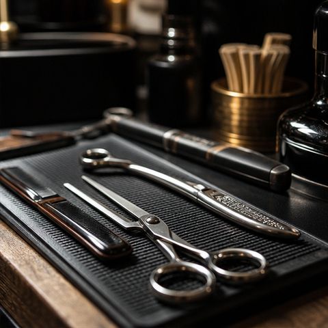 Detalle de barbería